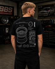 Load image into Gallery viewer, BBS T-Shirt / RS Drawing Art - Black