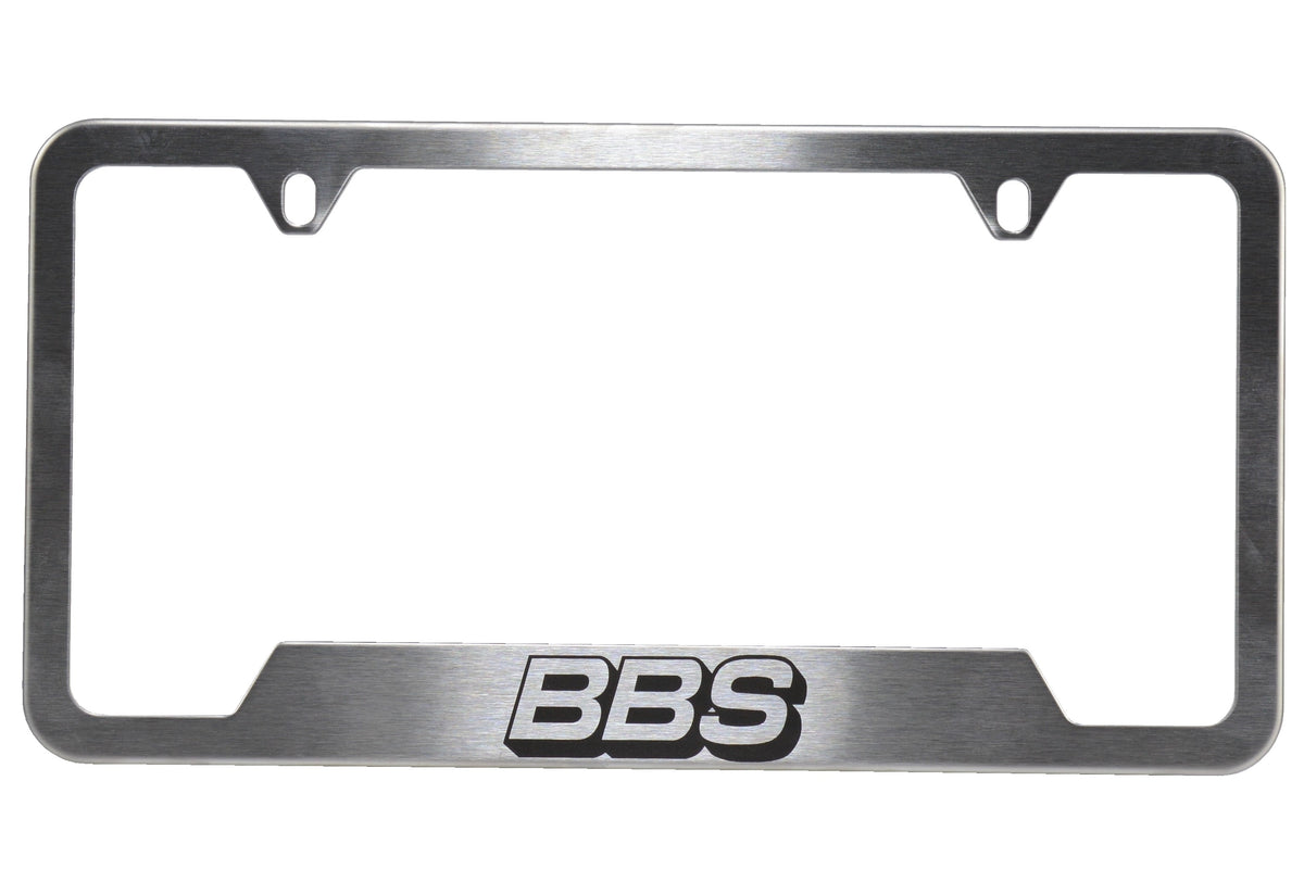 BBS License Frame Brushed Stainless BBS of America, Inc.